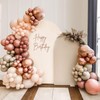 AIBIIN Round Bow Backdrop 2 Sided Backdrop for Wedding Ceremony