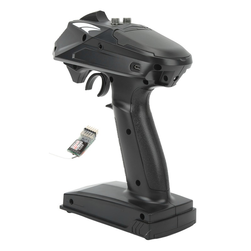 RC Transmitter Black 2.4G 6CH Sensitive Remote Controller With Receiver