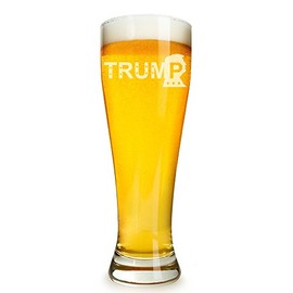 Trump Engraved 16 ounce Beer Glass Pilsner