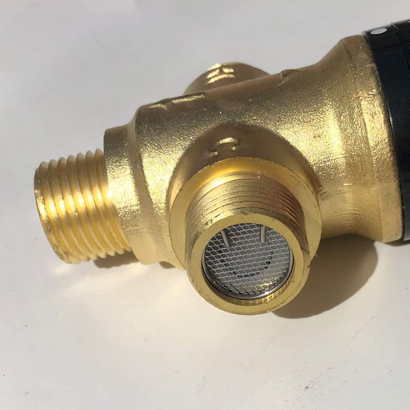 Thermostatic Mixing Valve with 1/2 NPT Male Connections,Water Temperature Control