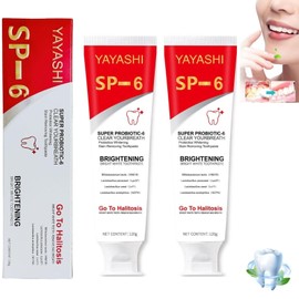 2pcs SP-6 Toothpaste Fresh Breath Toothpaste, Sp-6 Toothpaste,Toothpaste Fresh Breath Toothpaste,Deep Cleaning Care Toothpaste, Fresh Breath120g