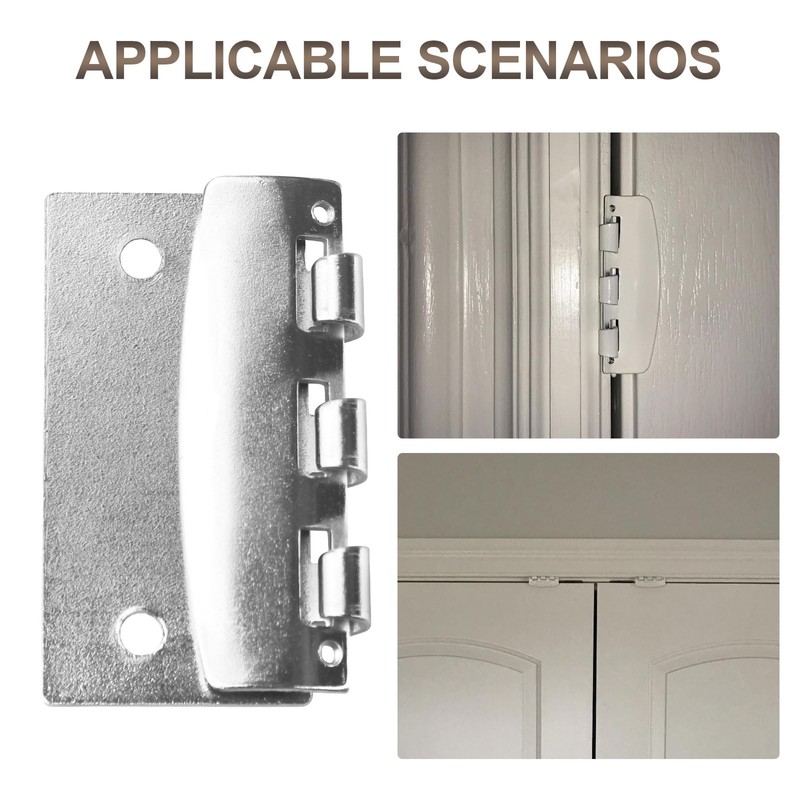 Flip Action Door Lock, Reversible Privacy Lock with Anti-Lock Out