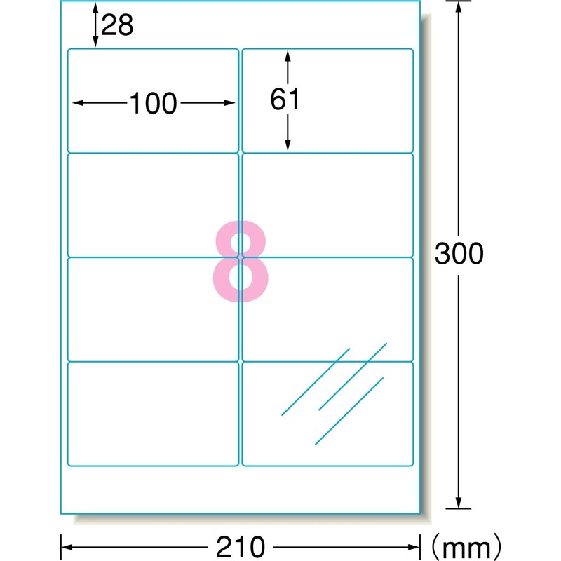 A-One 79208 Protective Seal, Transparent Protective Film 3.9 x 2.4