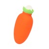 Carrot Hot Water Bottle Cute Silicone Microwaveable Anti Leakage Handheld
