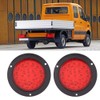 Luces Traseras de Remolque LED Rojas Redondas Freno de Parada