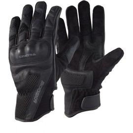 Modeka Sonora Summer Motorcycle Gloves, Black/Black, 10