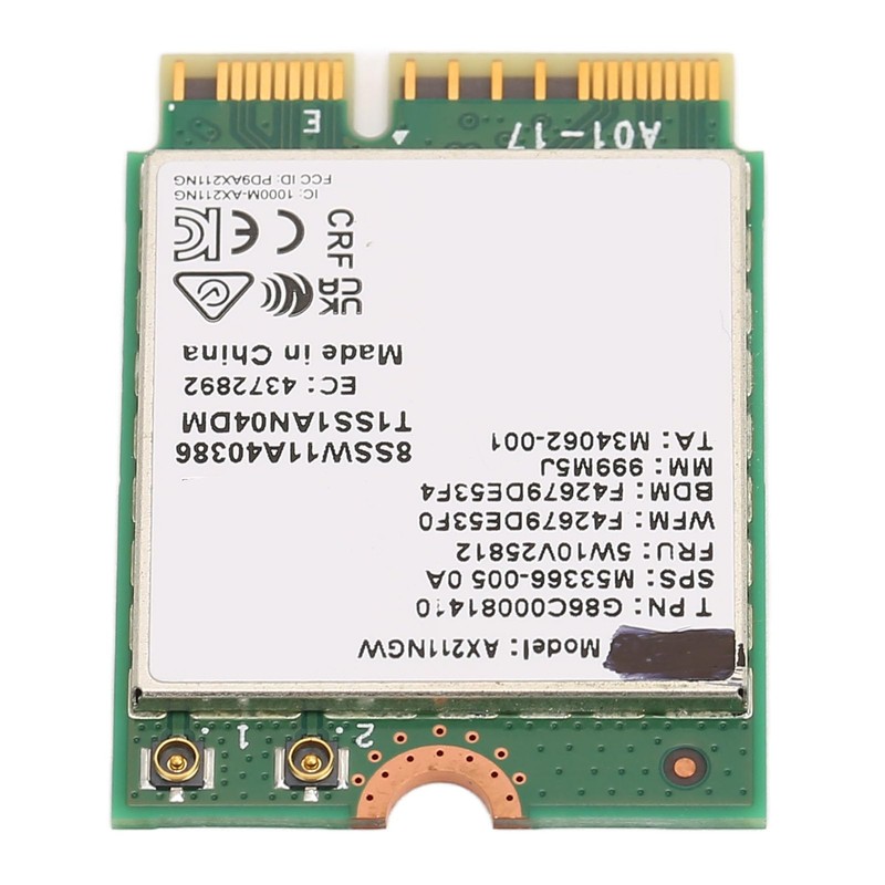 AX210NGW Wireless WiFi Card, M.2 Network Card M.2 Key E