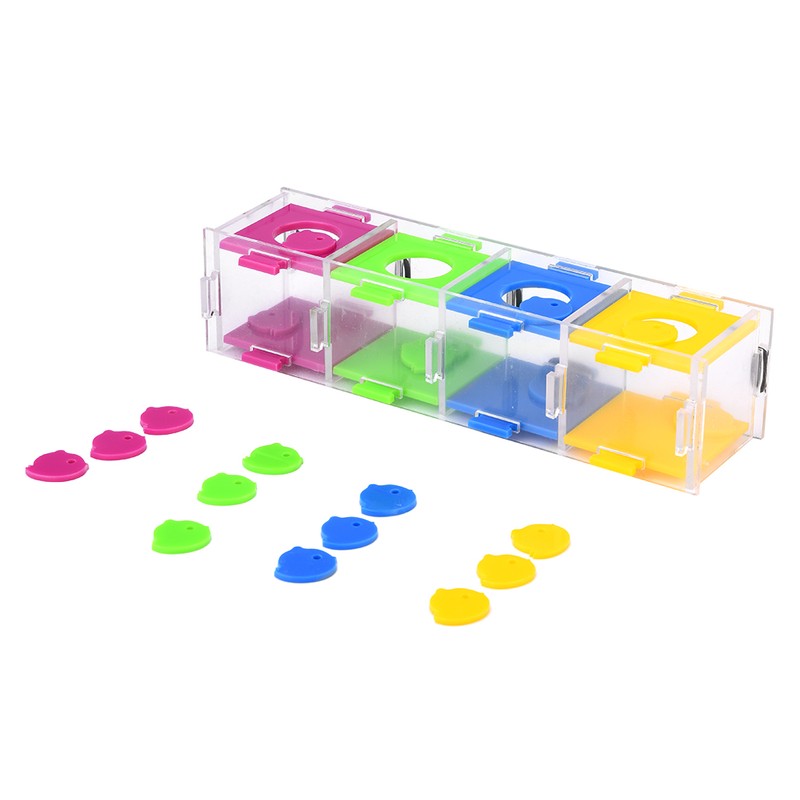 Colorful Parrot Toys Interesting Birds Intelligence Training Interactive Playing Puzzle