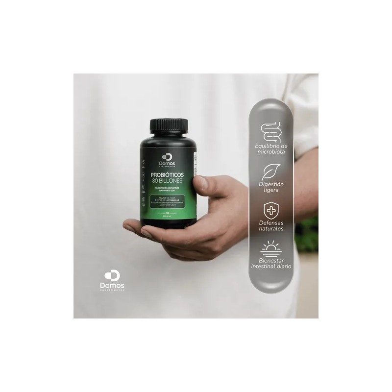 Domos - 80 Billones Probióticos - Inulina De Agave -120