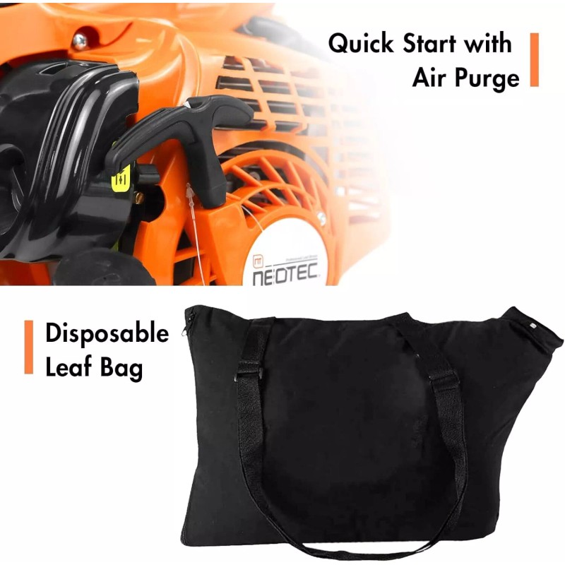 NEOTEC Handheld 2-Stroke Leaf Blower Gas Powered Commercial Heavy Duty