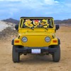 DaisyInner Windshield Sun Shade Compatible with Jeep Jk Jku Jl