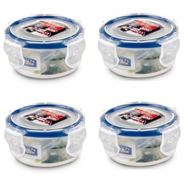 Lock & Lock, No BPA, Water Tight, Food Storage Container, 3-oz, Pack of 4, HPL931