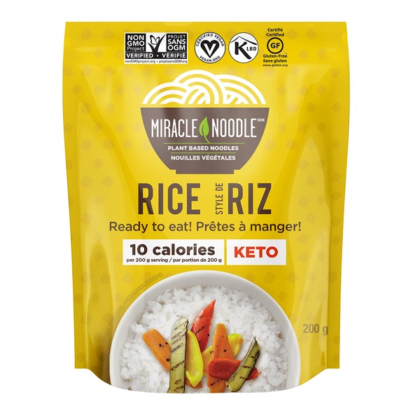 Miracle Noodle Plant Based Noodles Rice Style 200g