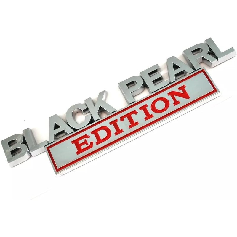 1x Pirate Plus 1x Black Pearl Edition Metal Emblem Sticker