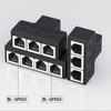 QUEENYARD 3 Way/4Way RJ11 6P6C Telephone Jacks Splitters Adapter Port