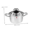 Alipis 2pcs Cooking Timer Pot Shape Mechanical Timer Kitchen Alarm