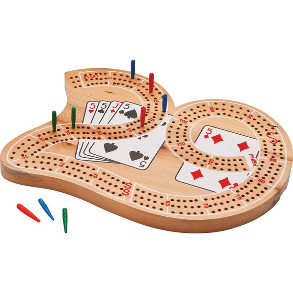 Mainstreet Classics Wooden "29" Cribbage Board Game Set