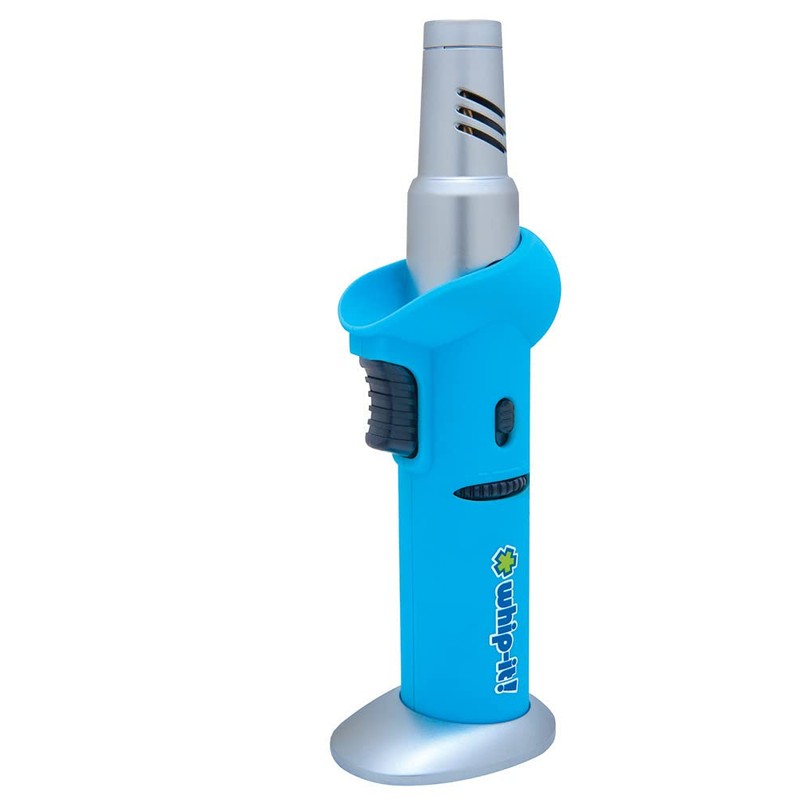 Whip-It! Tilt Torch Sky Blue. Butane Torch Lighter, Refillable Cooking