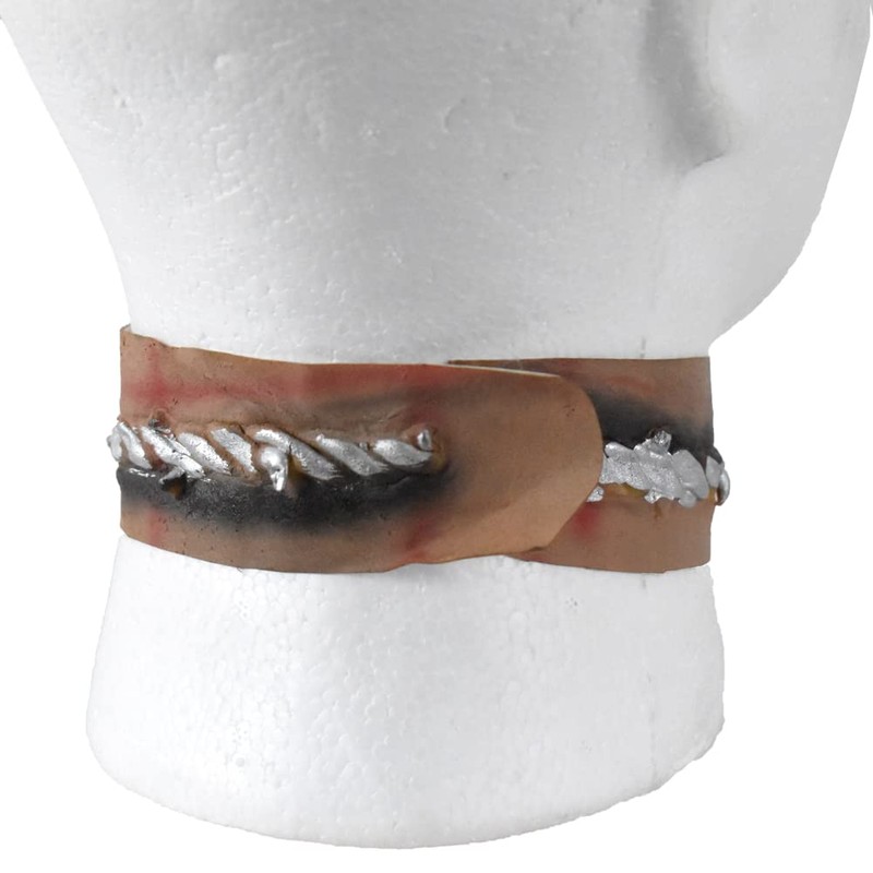 Barbed Wire Prosthetic Barbed Wire Prop Latex Gore Adhesive Neck