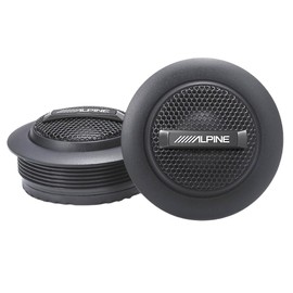 Alpine S-S10TW S-Series 1" Silk Dome Tweeter Set