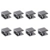 Glass Shelf Brackets Shelf Clips Metal Clamps Chrome Square Shape
