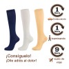 12 Pares De Medias De Compresión Antitrombóticas 6 Colores