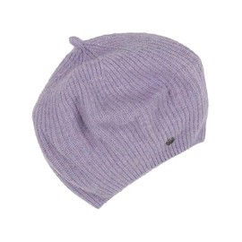 FRAAS Women's Beret Hat - Warm Knitted Hat with Ribbed Pattern - Sustainability Edition, Lilac Breeze