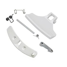 Washing Machine Door Handle Latch Kit White Compatible With Electrolux 4055186631