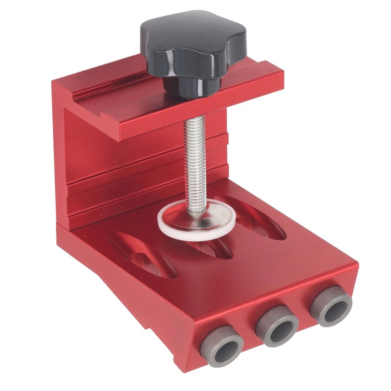 Pocket Hole Jig Set Aluminum Alloy Pocket Dowel Hole Jig