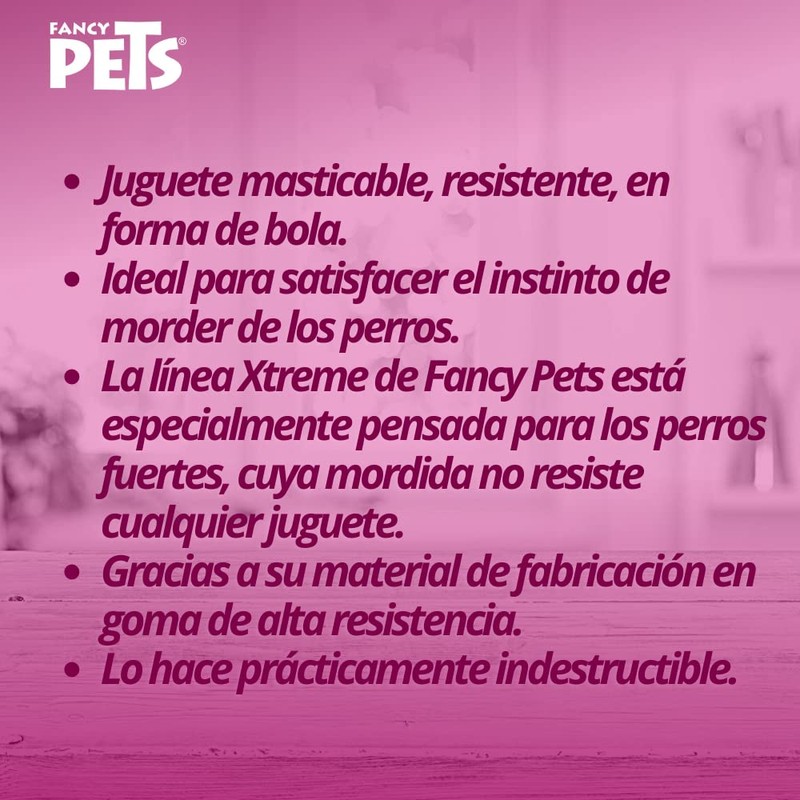 Fancy Pets Xtreme Juguete Bola para Perro Tamaño Mediana