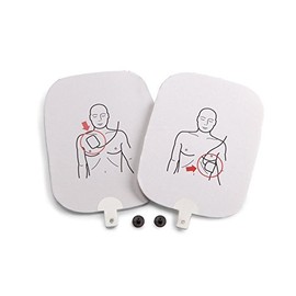 RELIANCE MEDICAL AED Ultra Trainer Adult Pad Set, Silicon Base, Clear Anatomical Placement Graphics, Intelligence CPR Defibrillation Pads. Adult Replacement Training Pad Set (2-Count)