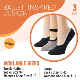 Debra Weitzner Womens Yoga Socks with Grips Nonskid Exercise Pilates Dancing Barre Ballet Socks – Workout Socks