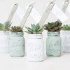 WEDDINGSTAR Mini Love Mason Jar with Lid - 6 Pack