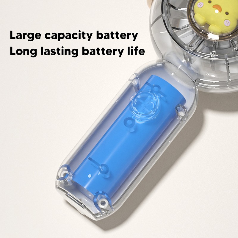 Handheld Portable Fan USB Charging Animal Cartoon Pattern Low Noise