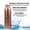 BIFFELY 100% Pure Copper Water Bottle for Drinking – Extra