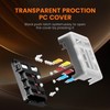 6-Circuit LED Blade Fuse Box, 4-Way Distribution Block with Blown