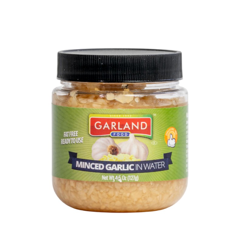 Garland Food Minced Garlic in Water 4.5 oz – Made