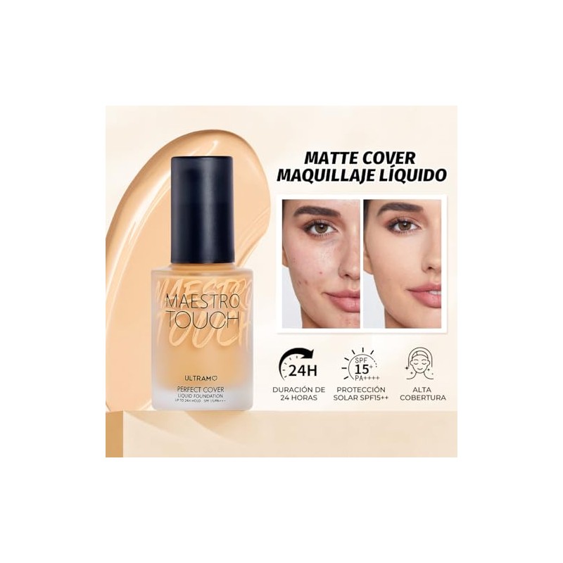 ULTRAMO Base de Maquillaje Matifica y Controla el Brillo Larga