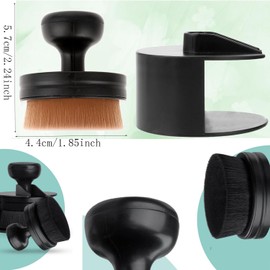 Paifeancodill Car Interior Detail Brush,1Pcs Car Detail Wheel Brush Car Tire Brush Car Tire Polishing Brush High Density Tire Polishing Applicator Brush Car Tire Decoration Applicator Brush (Black)