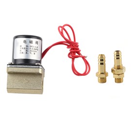 Fafeicy Solenoid Valve Welding Solenoid Valve Control Switch for Water Gas Aron CO2 G1/8" Thread 0~0.8MPa (AC220V)