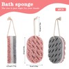 ElevateTech 3 Stück Badeschwamm für Frauen, Schaumstoff Luffaschwamm Schwamm weiche