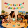 Hekocap First Day of Kindergarten Decorations, Pre-Strung Happy First Day