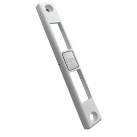 Generic Sliding Patio Door Keeper (Strike Plate), White, HA0208SKWH