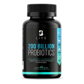 200 Billones De Probióticos 60 Cápsulas Con 11 Cepas B Life. Sabor Sin sabor