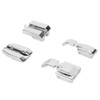 4Pcs Zipper Presser Foot Parallel Grooves Easy Operation Edge Design