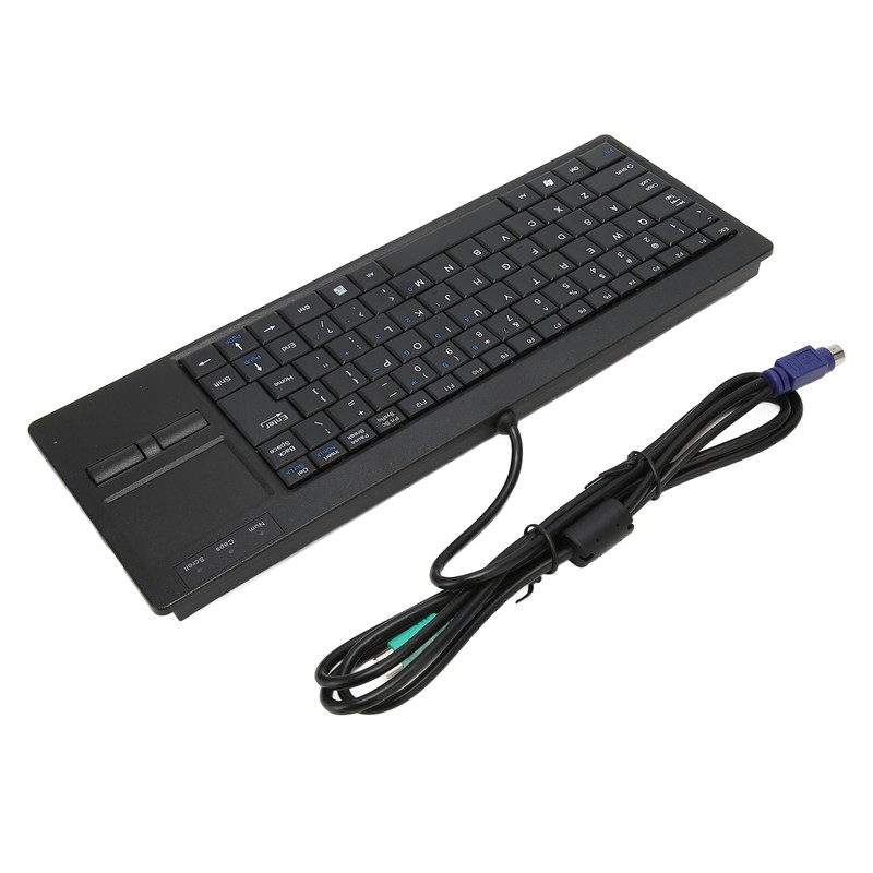 Industrial Keyboard Touchpad Wired Connection X Scissor Foot Plug and