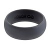 Honor Eternity Ring Men's Silicone Ring Wedding Band (Graphite Grey,