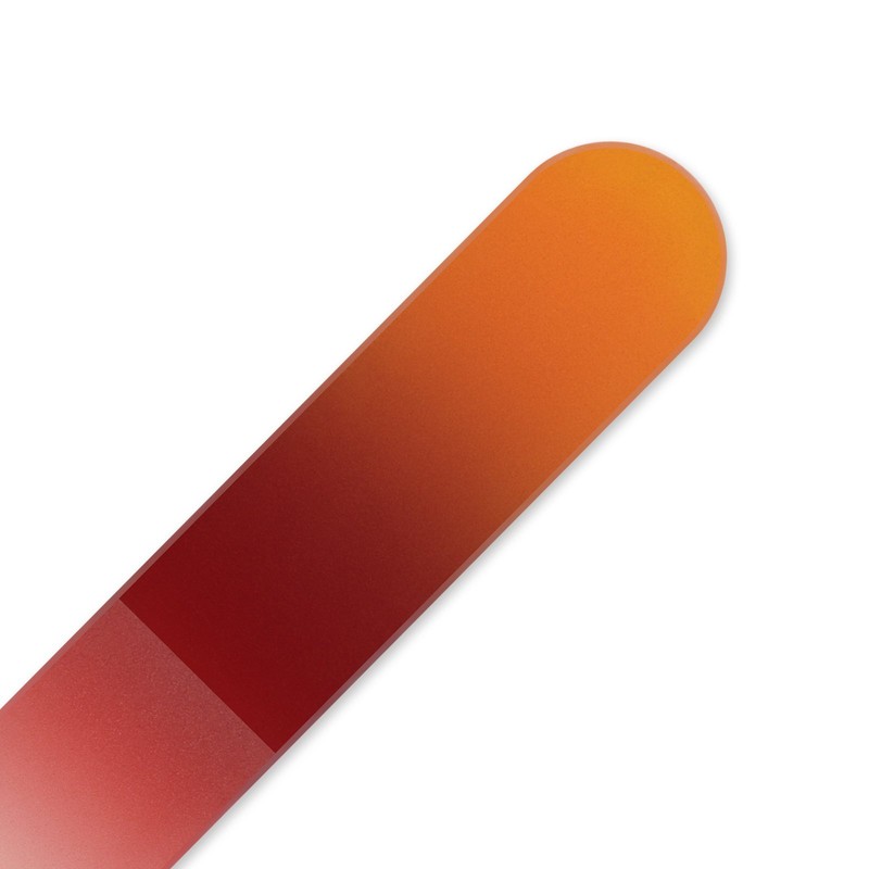 Mont Bleu Coloured Glass Nail File, in Black Velvet Case,