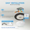 ECOELER 6Inch Bronze LED Ceiling Disk Light, Dimmable Retrofit Surface
