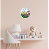 CreaDesign WU-30-1094 Car Wall Clock for Children's Room, Silent Clockwork